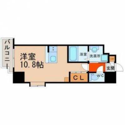 UOOMAMISORA701号室（愛知県名古屋市南区）の間取り図