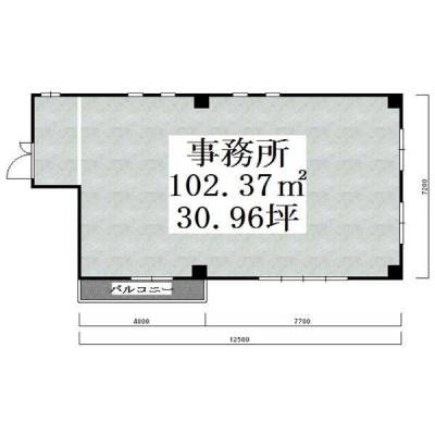 メディカル・センター天神ノ森コットンビル502（大阪府大阪市西成区）の間取り図