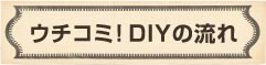 ウチコミ!DIYの流れ