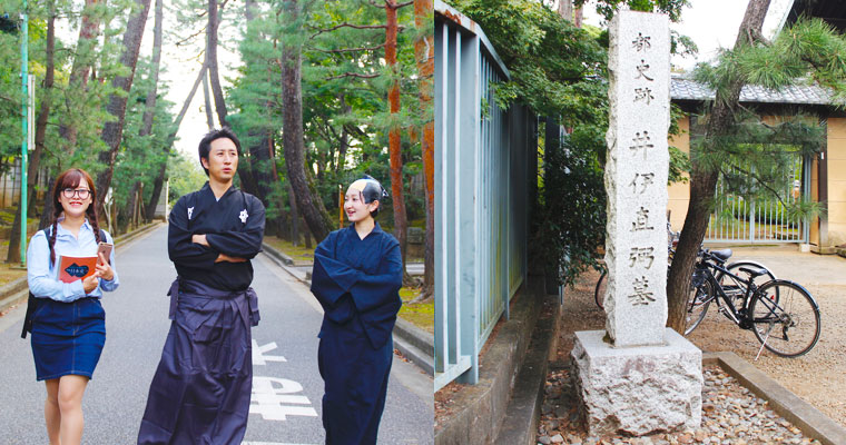 左:積み木で遊ぶみろく 右:木製すべり台で遊ぶ2人