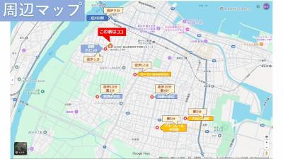 少し小さいですが近隣のスポットマップです