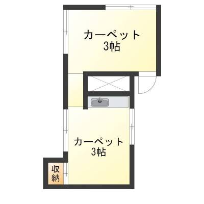 第一アパート7（東京都中野区）の間取り図