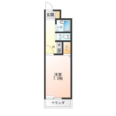 三重県名張市 RIVARI202の間取り図
