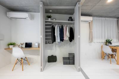 収納力たっぷりのクローゼットですね‼️