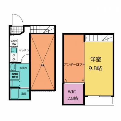 天井が高く、開放感に満ちたリビング