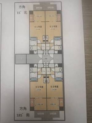 01,02,03,05号室の間取図になります。