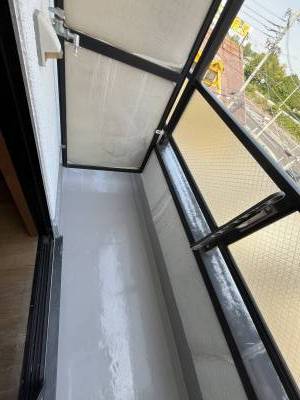 ベランダ防水工事をしたばかりです