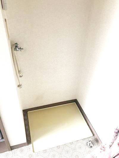 室内に洗濯を設置できます。