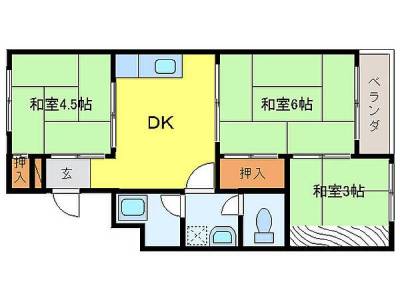 間取り図☆広々3DK