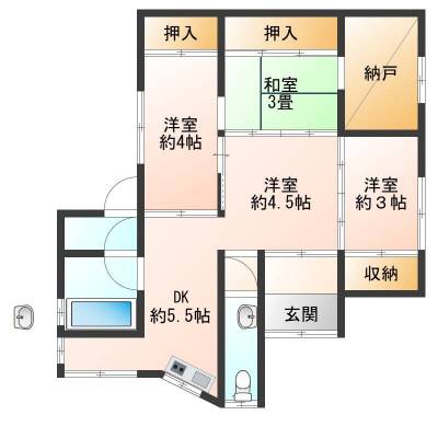 和歌山県和歌山市 Irie Home雑賀崎の間取り図