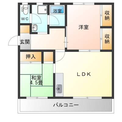 パークサイドマンション202（静岡県浜松市東区）の間取り図