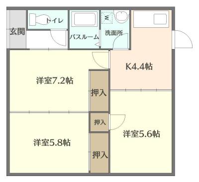 ※同タイプのお部屋のものとなります。