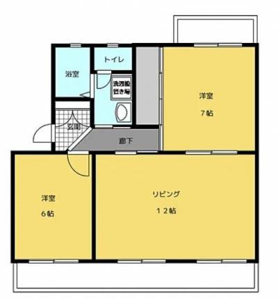 全室洋室の２LDK