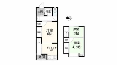 京都府京都市山科区 羊燈館プチメゾン山科西野の間取り図