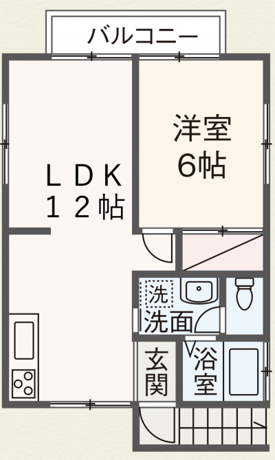 埼玉県富士見市 ワイズメゾンみずほ台201の間取り図