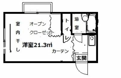 窓は南・西　キッチンの前にジャロジー窓北と３面在ります。
