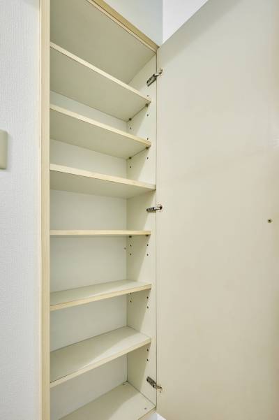 いろいろなものが収納できるスペース