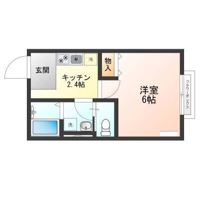 朝の光とともに、始まる一日。すっきり暮らせる東向き♪
