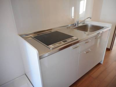 2口ＩＨ付システムキッチン