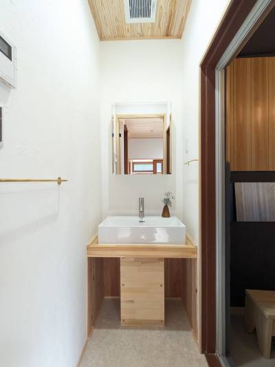 毎日テンションのあがる可愛い造作洗面台⭐︎