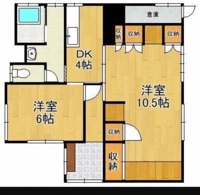 福岡県北九州市小倉南区 横代北町5丁目戸建の間取り図