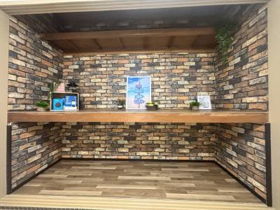 広々スペースだから収納&amp;ワークスペースにも使えますね(^^)