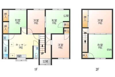 ２階は２部屋あります。