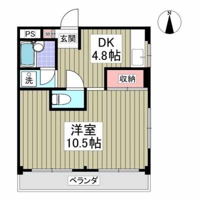 南向き、ゆったりした洋室、BT別！