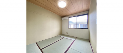 6畳和室は寝室などに最適なお部屋です。
