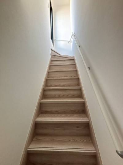 屋上テラスに上る階段♪