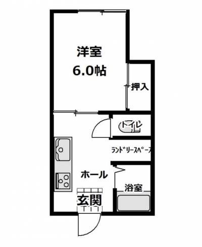 必要なものがそろった一部屋