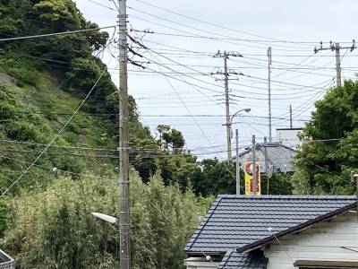 一番眺望の良い部屋で海が見えます。