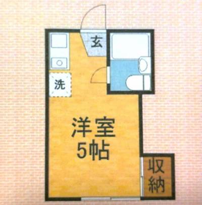 埼玉県富士見市 鶴瀬ホワイトハイツ102の間取り図