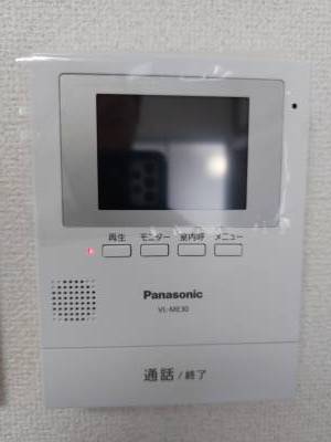 モニター付きインターフォン。