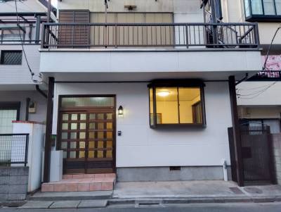 1階部分塗装しました。