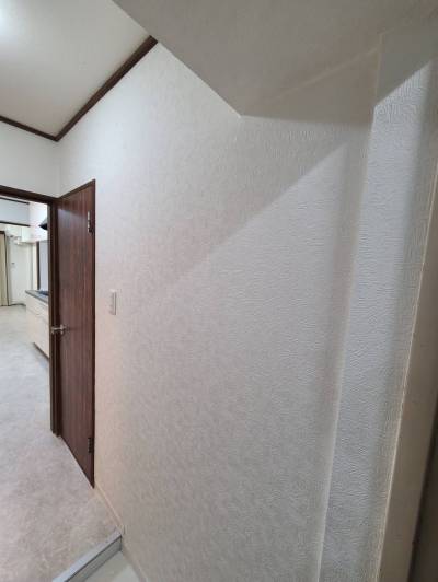 壁は綺麗にリフォーム済み