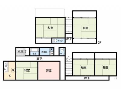 茨城県高萩市 ブルーバードの丘 高萩の間取り図
