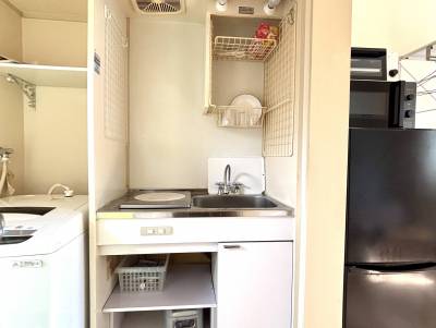 コンパクトながら使いやすいキッチンです。