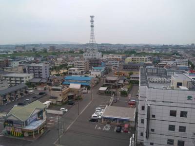 四日市市街が一望できます