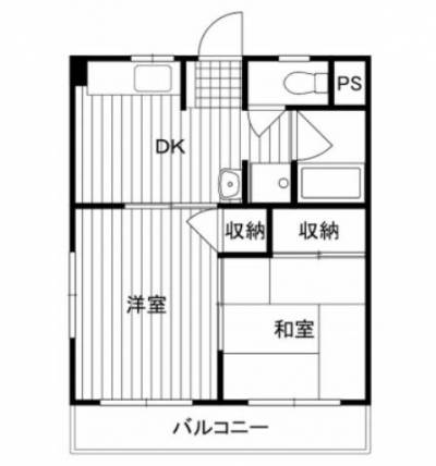 2DKの和洋室で使い勝手良好