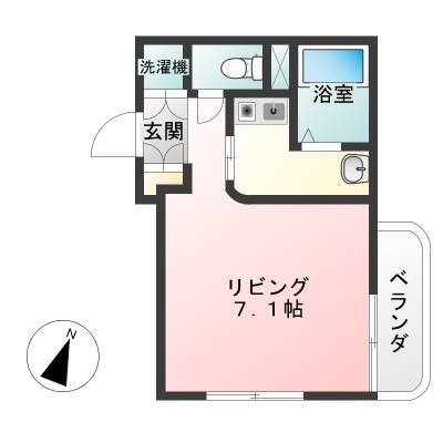 【角部屋の明るい部屋】