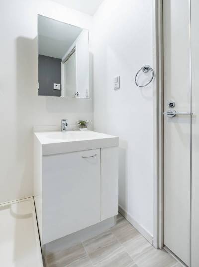 清潔感のある洗面台