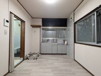 キッチン　シンプルなシンクです 洗濯機置き場あり