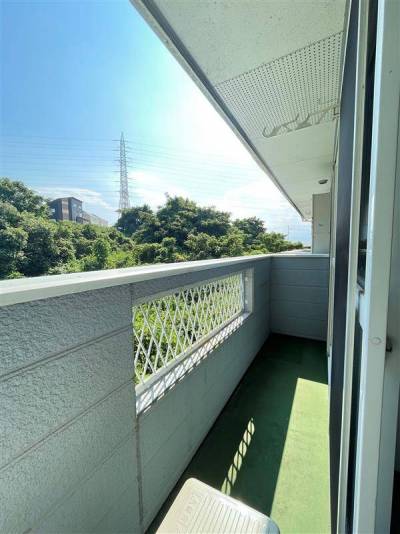 視界の開けたバルコニー