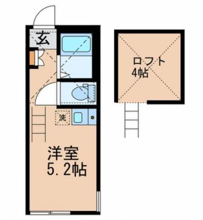 神奈川県川崎市川崎区 ATCコート川崎207の間取り図
