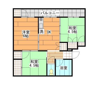 洋室はクッションフローリングになっていてフカフカです♪