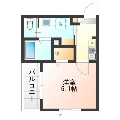 東京都昭島市 Forest Park Hills102の間取り図