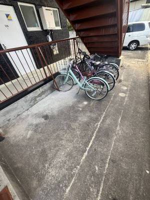 駐輪スペースも有ります