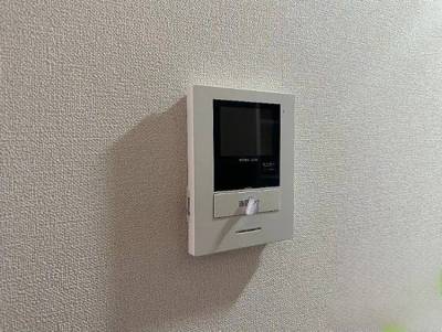 モニター越しに確認できるからセキュリティもバッチリ♪