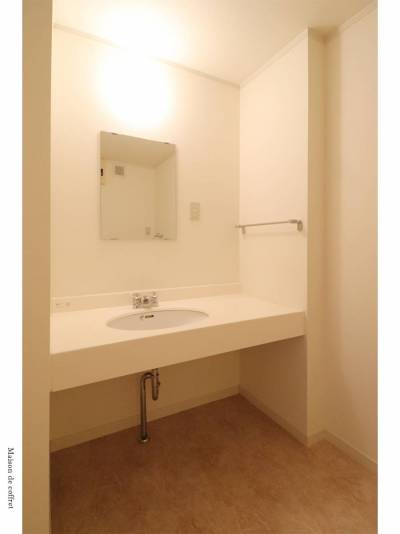 洗面台はカウンタータイプ